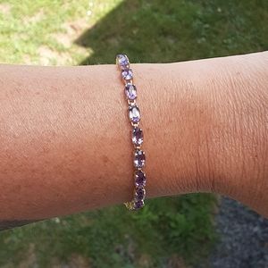 Amethyst Tennis Bracelet